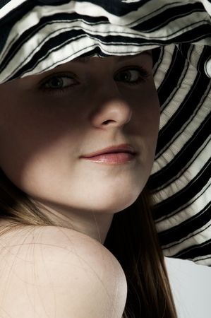 Portrait of a beautiful girlの写真素材