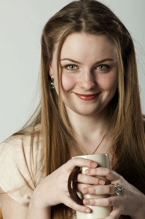 Portrait of a beautiful girlの写真素材