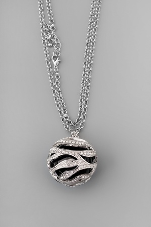 Silver pendantの写真素材