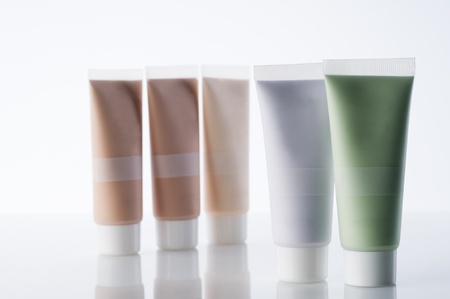 Cosmetic tubesの写真素材