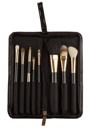 Makeup artist brush kitの写真素材