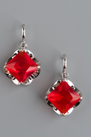 Woman earringsの写真素材