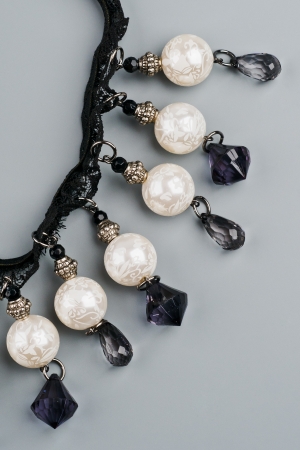 Jewellery bracelet with laceの写真素材