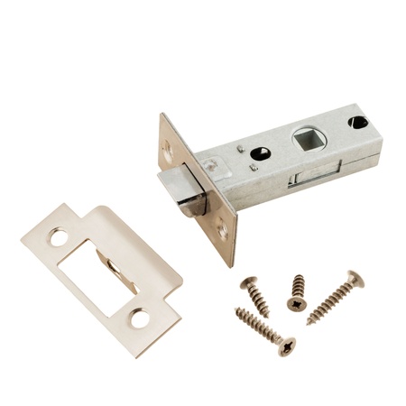 Door lock assembly on White Backgroundの写真素材