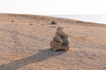 Desert landscape of Saharaの写真素材