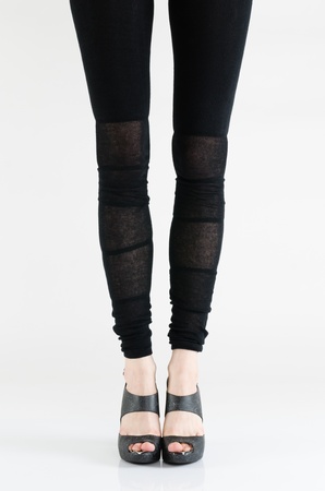 Long slim female legsの写真素材