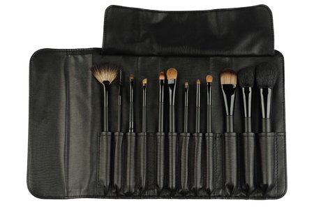 professional cosmetic brushesの写真素材