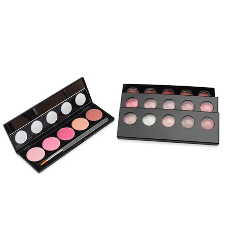 Make-up palettes isolatedの写真素材