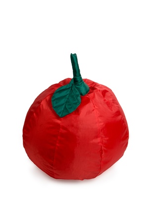 Nice and soft beanbag in shape of fruitの写真素材