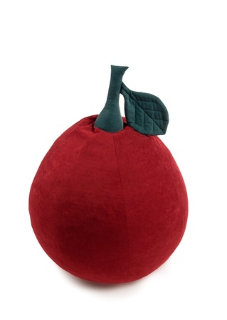 Nice and soft beanbag in shape of fruitの写真素材