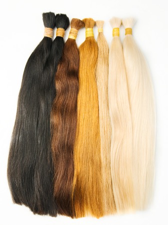 Extensions colors isolated on a white backgroundの写真素材