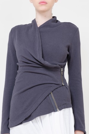 Fashion clothes display - studio shoot on plain backgroundの写真素材