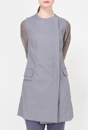 Fashion clothes display - studio shoot on plain backgroundの写真素材