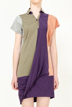 Fashion clothes display - studio shoot on plain backgroundの写真素材