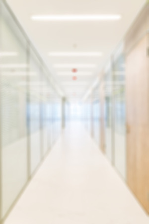 Common generic office building interior blur backgroundの写真素材