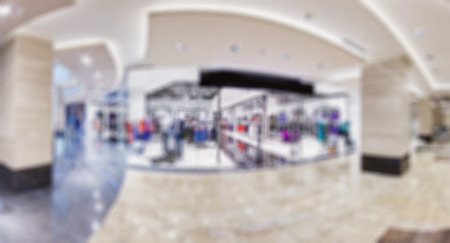 Hi end store blur background with bokeh