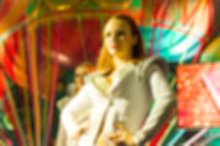 Blur background of artist performing at the big showの写真素材