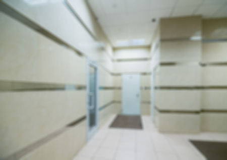 Common generic office building interior blur backgroundの写真素材