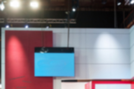 TV show filming backstage abstract blur background shot with shallow depth of fieldの写真素材