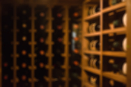 Restaurant abstract blur background with bokeh imageの写真素材