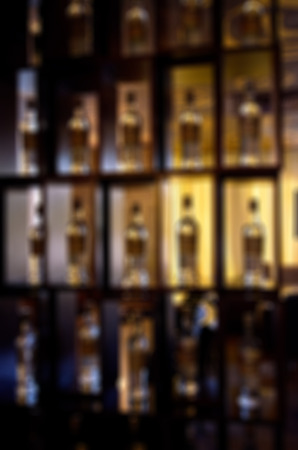 Restaurant abstract blur background with bokeh imageの写真素材