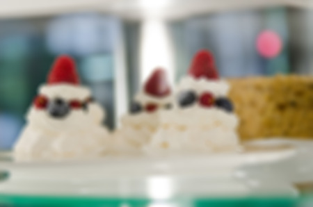 Restaurant abstract blur background with bokeh image