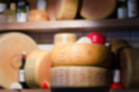 Restaurant decoration abstract blur backgroundの写真素材