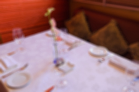 Restaurant abstract blur background