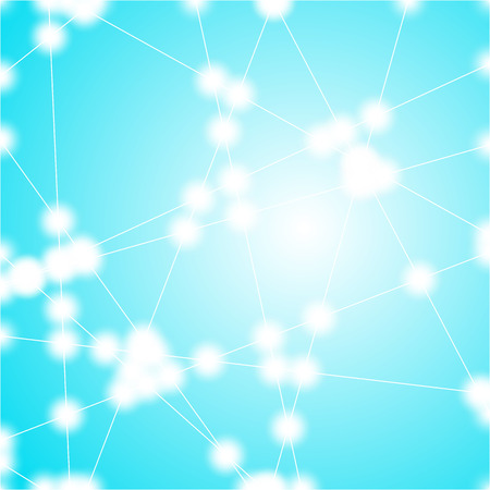 Abstract triangle grid with shiny lights template for style design EPS 10 vector illustrationのイラスト素材