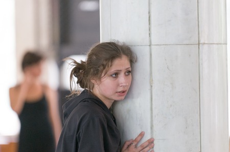 MOSCOW, RUSSIA - August 1, 2008 - Scene of TSEKH International Summer Dance school. Dance teachers from all over the world get to the event to hold classesのeditorial素材