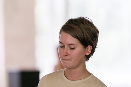 MOSCOW, RUSSIA - August 1, 2008 - Scene of TSEKH International Summer Dance school. Dance teachers from all over the world get to the event to hold classesのeditorial素材