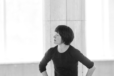 MOSCOW, RUSSIA - August 1, 2008 - Scene of TSEKH International Summer Dance school. Dance teachers from all over the world get to the event to hold classesのeditorial素材