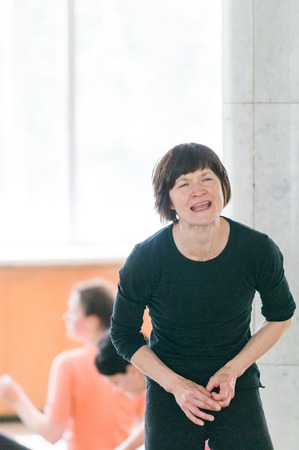 MOSCOW, RUSSIA - August 1, 2008 - Scene of TSEKH International Summer Dance school. Dance teachers from all over the world get to the event to hold classesのeditorial素材