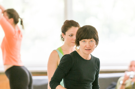 MOSCOW, RUSSIA - August 1, 2008 - Scene of TSEKH International Summer Dance school. Dance teachers from all over the world get to the event to hold classesのeditorial素材