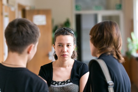MOSCOW, RUSSIA - August 1, 2008 - Scene of TSEKH International Summer Dance school. Dance teachers from all over the world get to the event to hold classesのeditorial素材