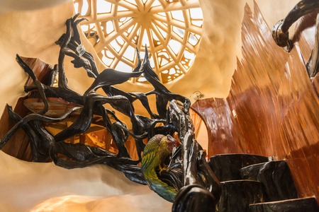 Dalat, Vietnam - May 4, 2014 - Hang Nga Guesthouse Crazy House, design Interior and Exterior landmark architecture Odd House on May 4, 2014, in Dalat, Vietnam.のeditorial素材