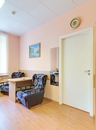 Zvyozdny gorodok, Russia - June 13, 2012 - Hospital building in Zvyozdny gorodok. Star City has since the 1960s been home to the Yuri Gagarin Cosmonaut Training Centerのeditorial素材