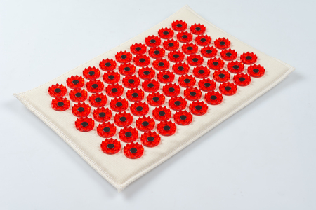 Orthopedic mat with sharp spikesの写真素材