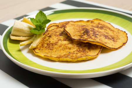American Banana pancakesの写真素材