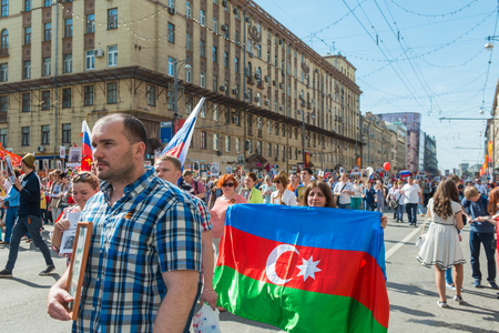 Immortal Regiment in Moscowのeditorial素材