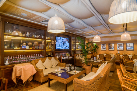 Restaurant interior shotのeditorial素材