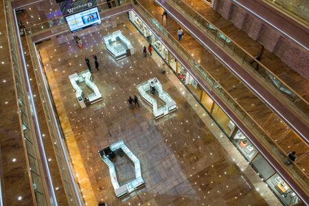 Modern store at shopping mallのeditorial素材