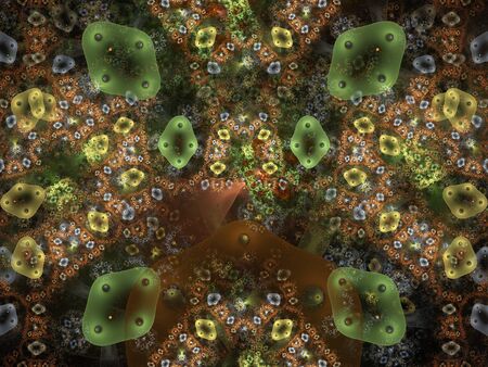Imaginatory fractal Texture Imageの写真素材