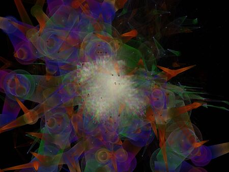 Imaginatory fractal background Image