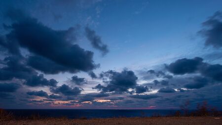 Beautiful cloudscape over Black sea