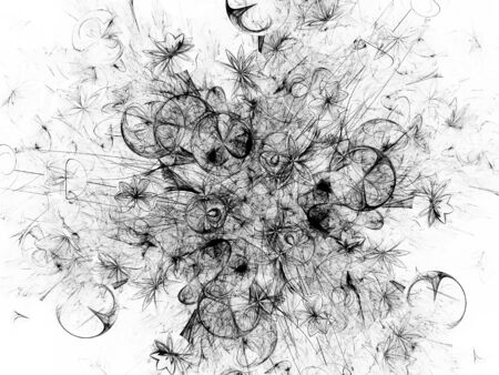 Imaginatory fractal background Imageの写真素材
