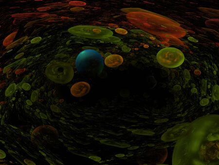 Imaginatory fractal background Image