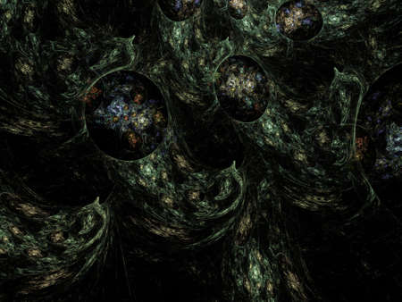 Imaginatory fractal background Imageの写真素材