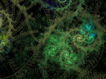 Imaginatory fractal background Imageの写真素材