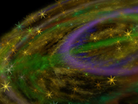 Imaginatory fractal background Image